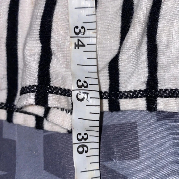 Max Studio strike white black midi sleeveless dress Sz m - Picture 8 of 9